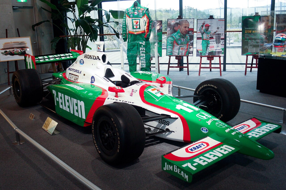 Tony Kanaan's 2004 Dallara IR3 at Honda Collection Hall.