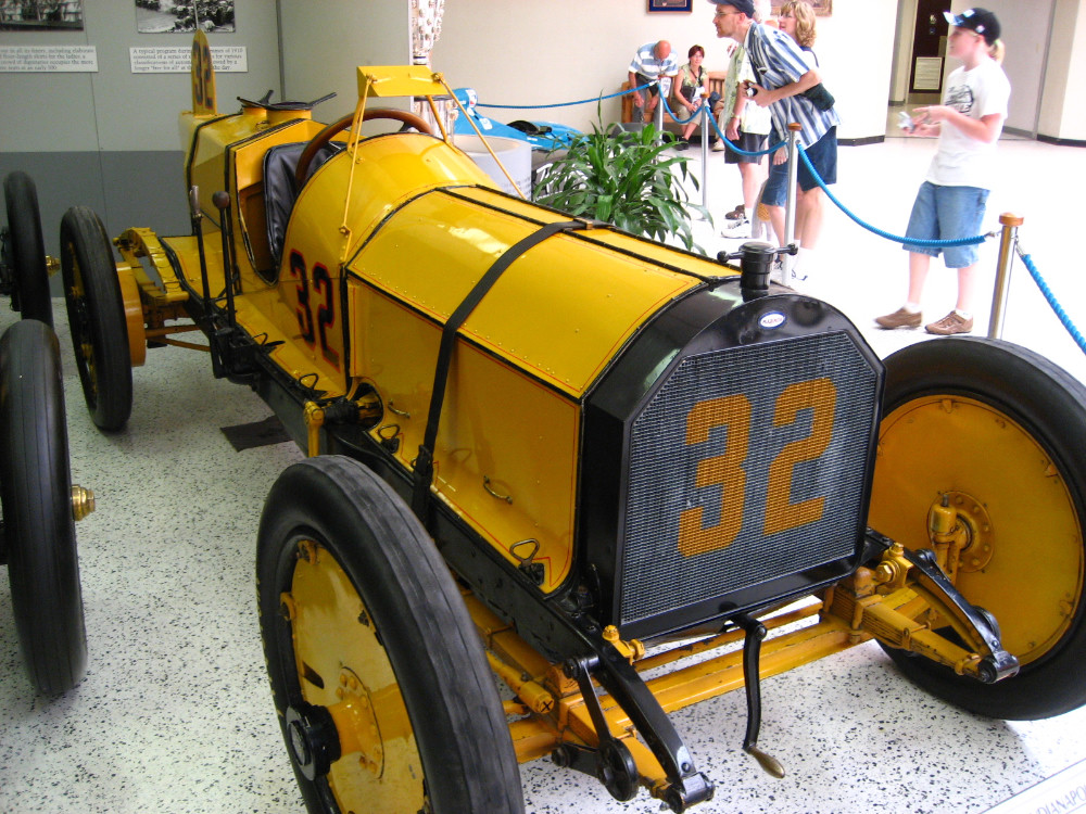 Ray Harroun's Marmon Wasp on display at the Indianapolis Motor Speedway Hall of Fame Museum.