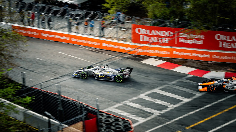 Current-era IndyCar image from the 2024 St Petersburg GP.