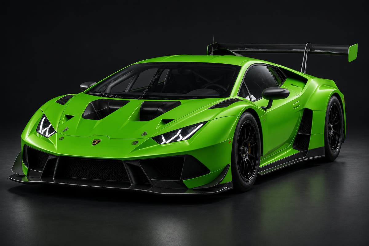 Illustrative render of the Lamborghini Huracán GT3 EVO2