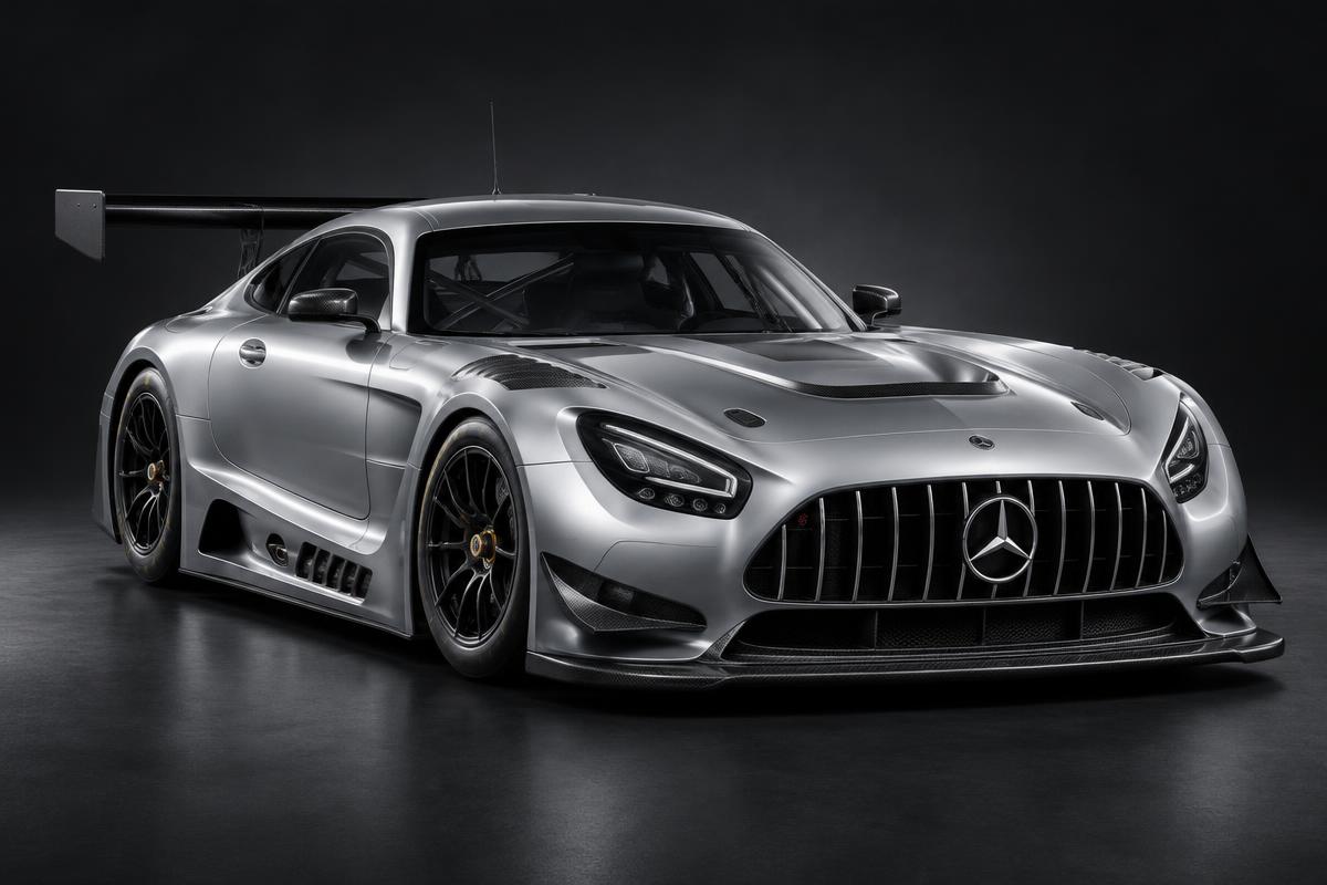 Illustrative render of the Mercedes-AMG GT3 (2020 evolution)
