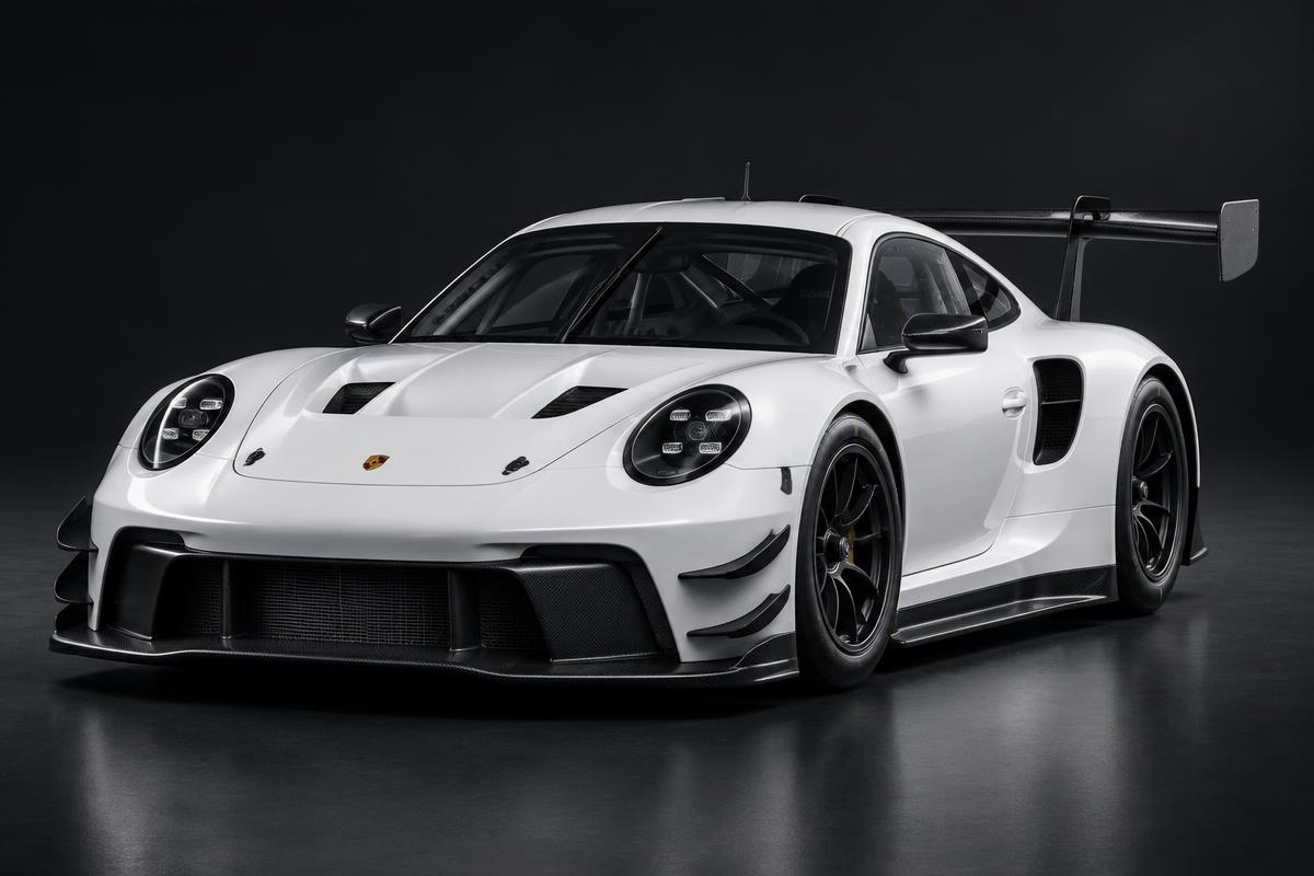 Illustrative render of the Porsche 911 GT3 R (992)